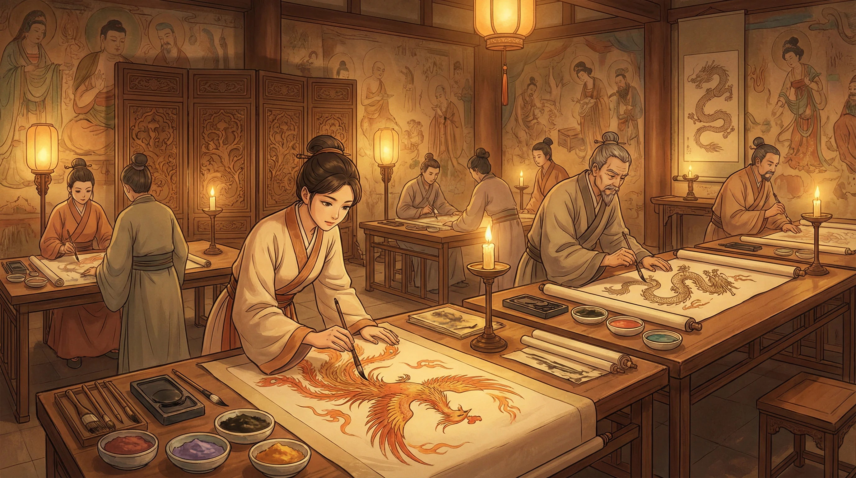 画师入驻 - 两个男的一前一后叫什么 国风动漫画师