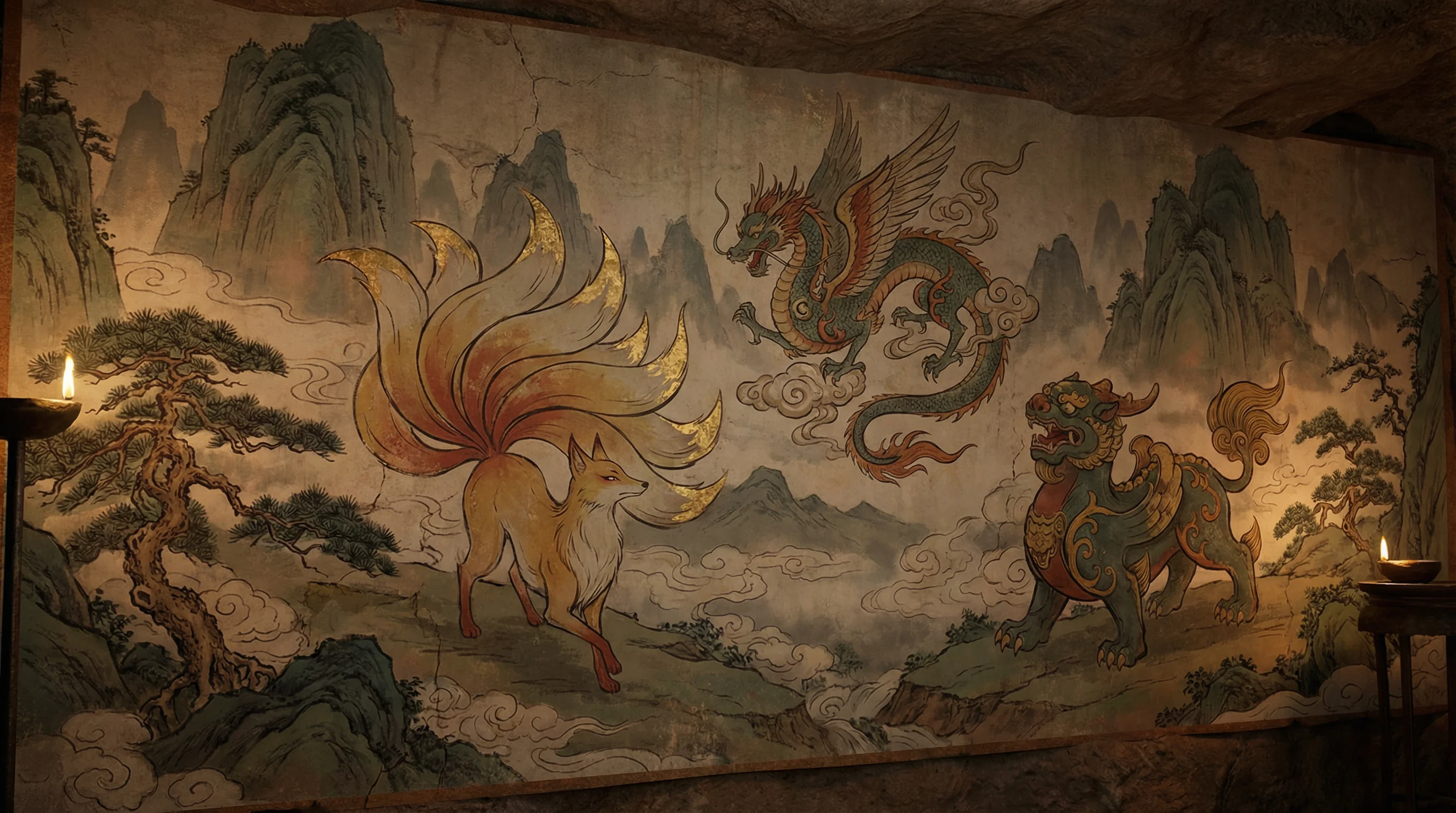 山海经 - 两个男的一前一后叫什么 上古神兽动漫
